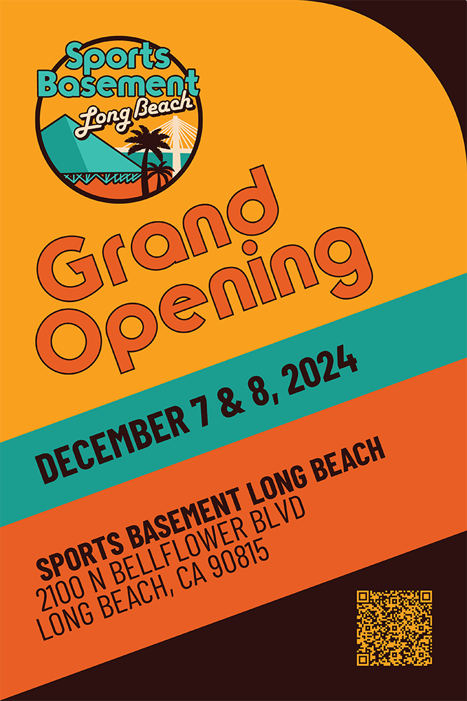 Sports basement Long Beach Grand Opening